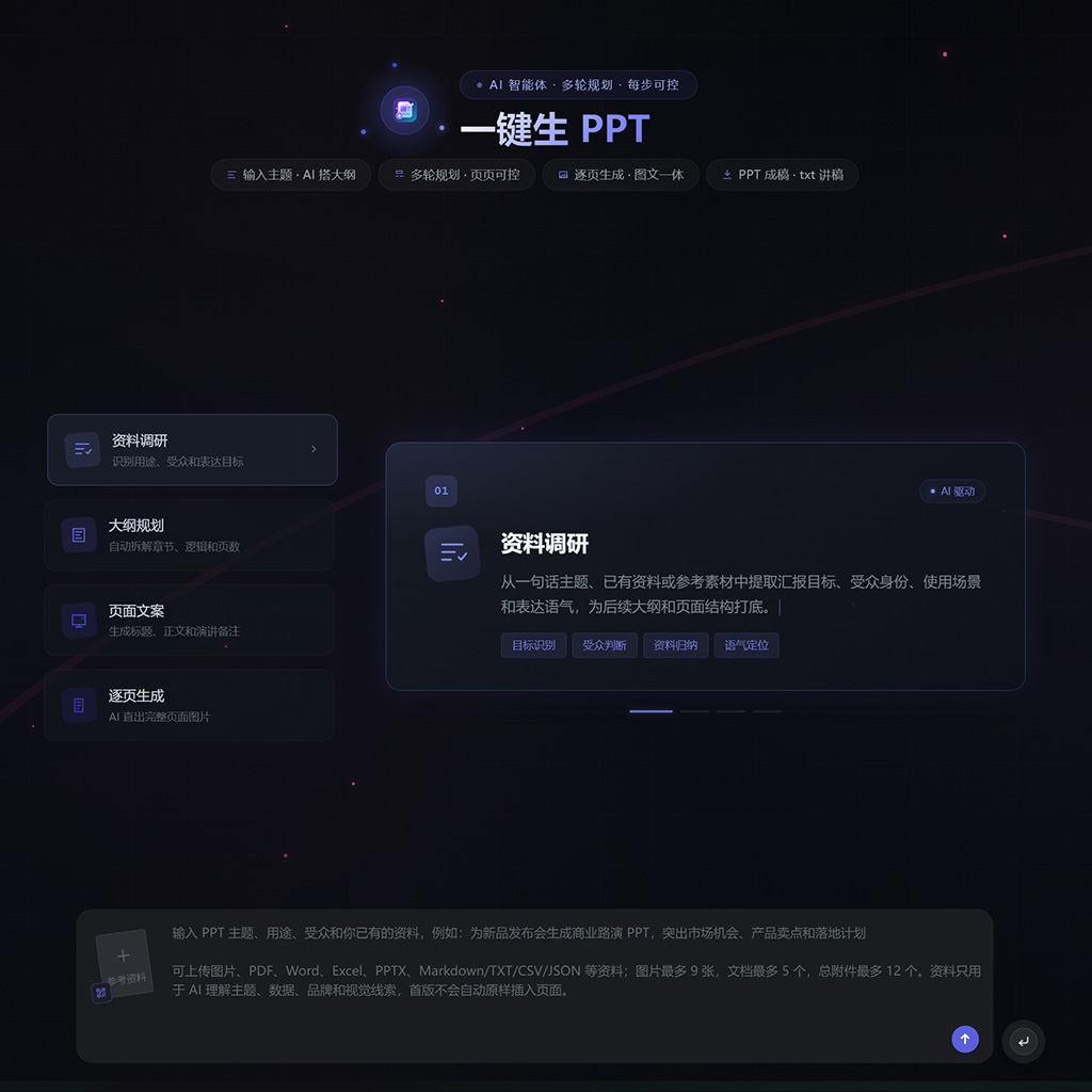 AI一键生成PPT商务提案案例